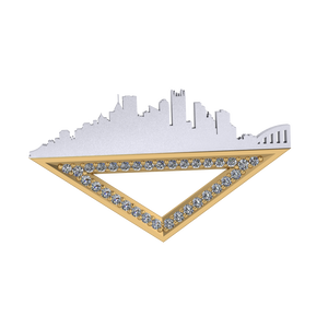 The  Pittsburgh Pin with Diamonds