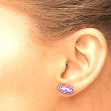 Load image into Gallery viewer, The PinkStache Earrings